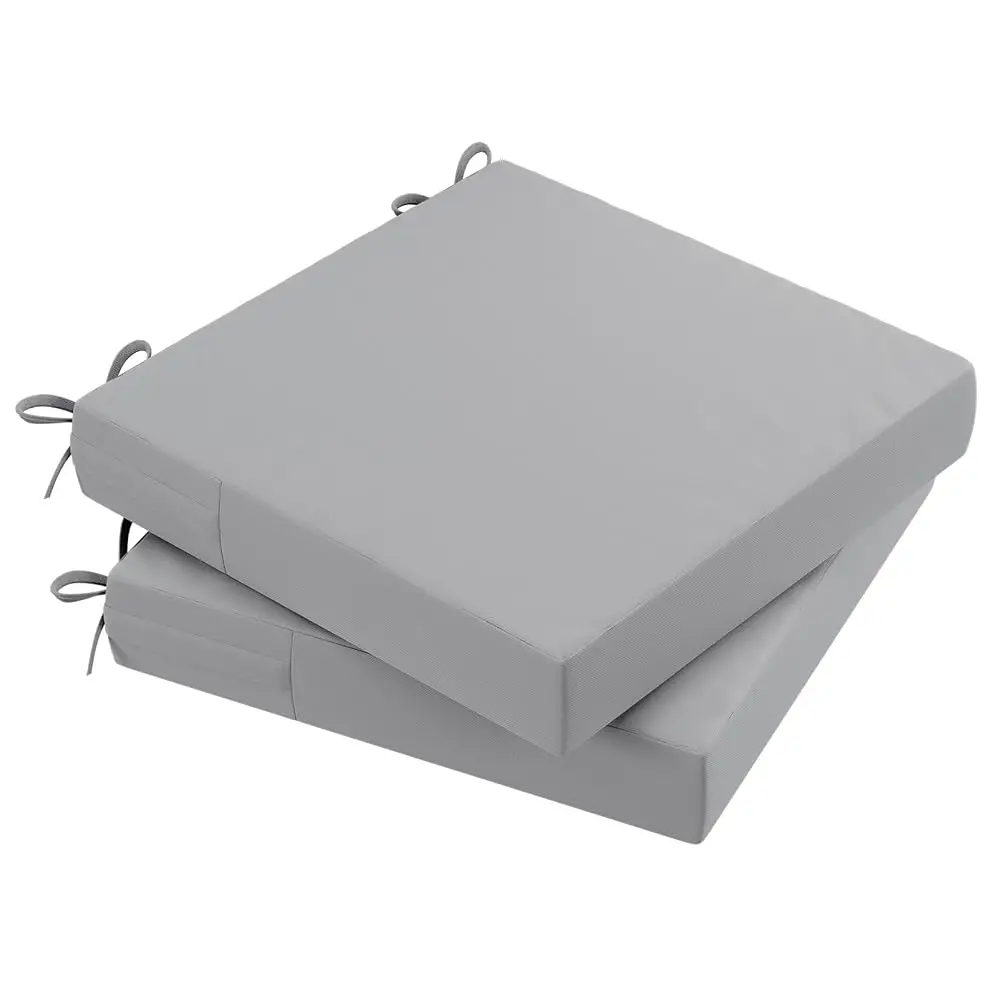 

Outdoor Seat Cushions For Chairs, Waterproof, Fade-Resistant Patio Furniture Replacement Cushions, 18"" X 18"" X 2"", Set Of 2,