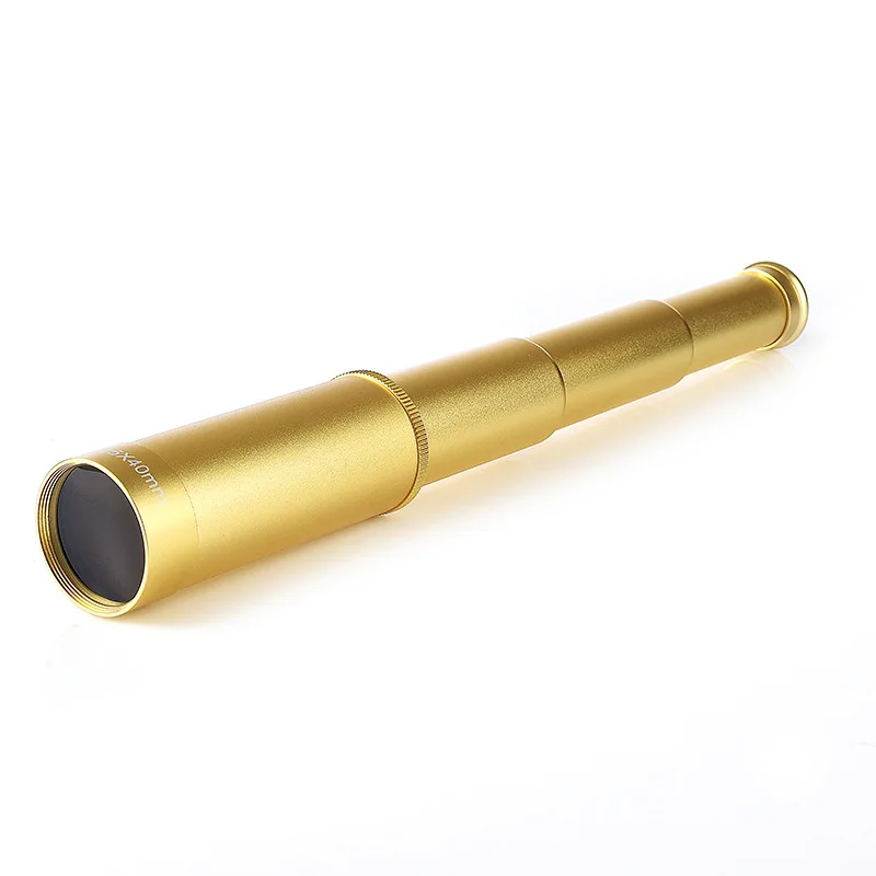 

Birding Scope Monoculars BAK4 High-power HD 30x 40 Pirate Retractable Pull Portable Pocket Retro Outdoor Telescope
