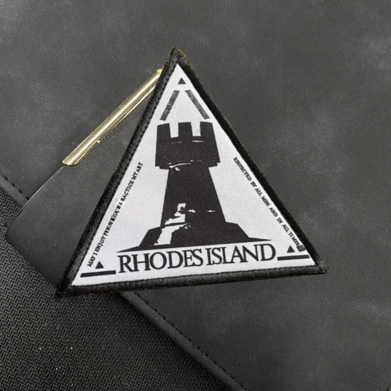 Tomorrow Ark Rhode Island Morale Badge Patch Printed Pattern Animation Secondary Tactical Patch Sports Armband Backpack Sticker