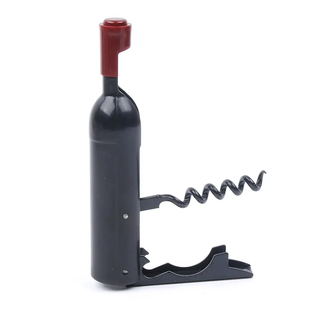 Multifunctional Beer Opener Magnet For Refrigerator Wine Accessories Foldable Wine Champagne Corkscrew Bottle Shaped Corkscrews