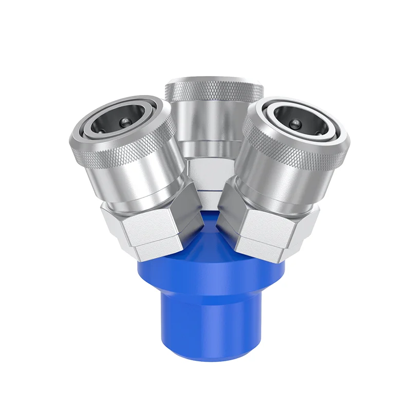 

2/3 Way 37MD Quick Connector Air Compressor Multi Hose Coupler Pneumatic Fitting Tool