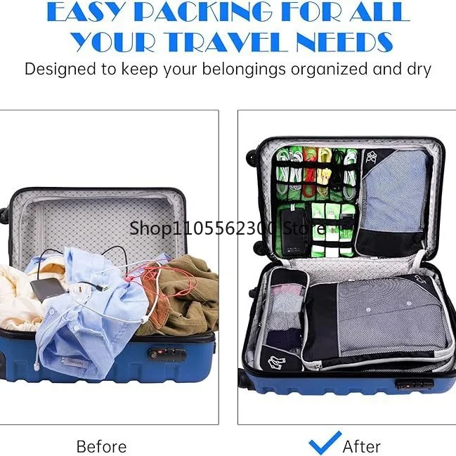 Набор компрессионных упаковочн – обзор и цена Travel Accessories Packing Cubes
