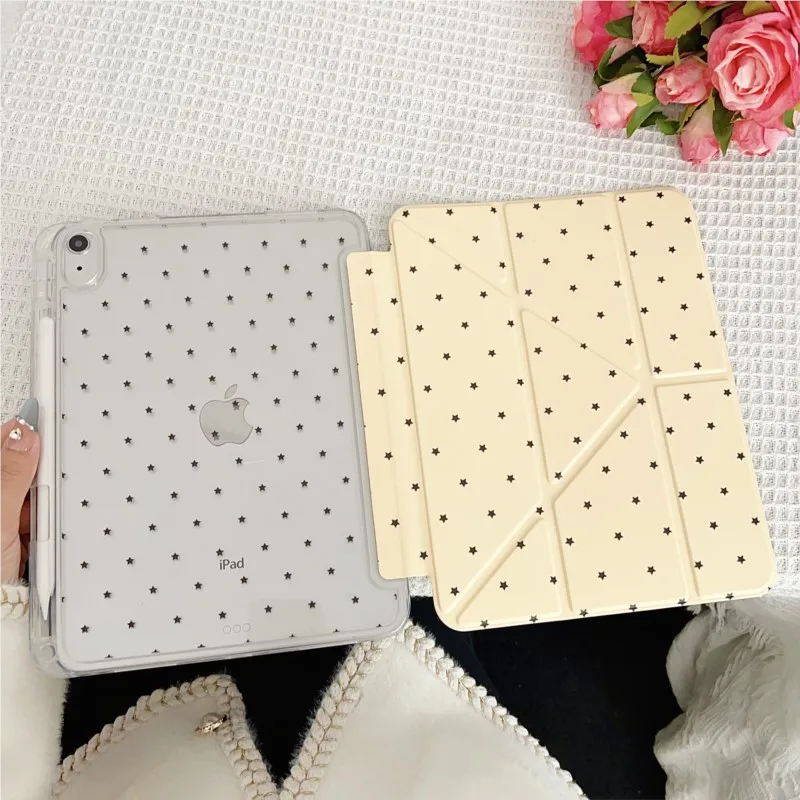 

Чехол для планшета INS Minimalist Fashion с рисунком в горошек для iPad Mini Air 6/7/8/9/10/11 A16 7.9/8.3/10.2/10.5/10.9/11 дюймов
