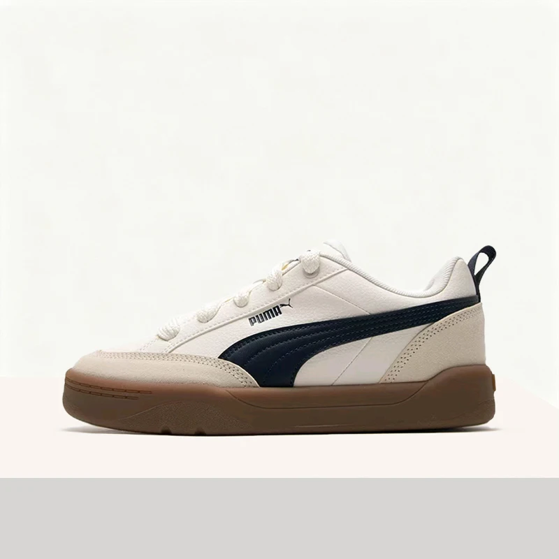 PUMA Park Lifestyle OG: Versatile, Casual, Comfortable, Breathable Low-Top Sneakers (Unisex) in White and Blue 397262-07