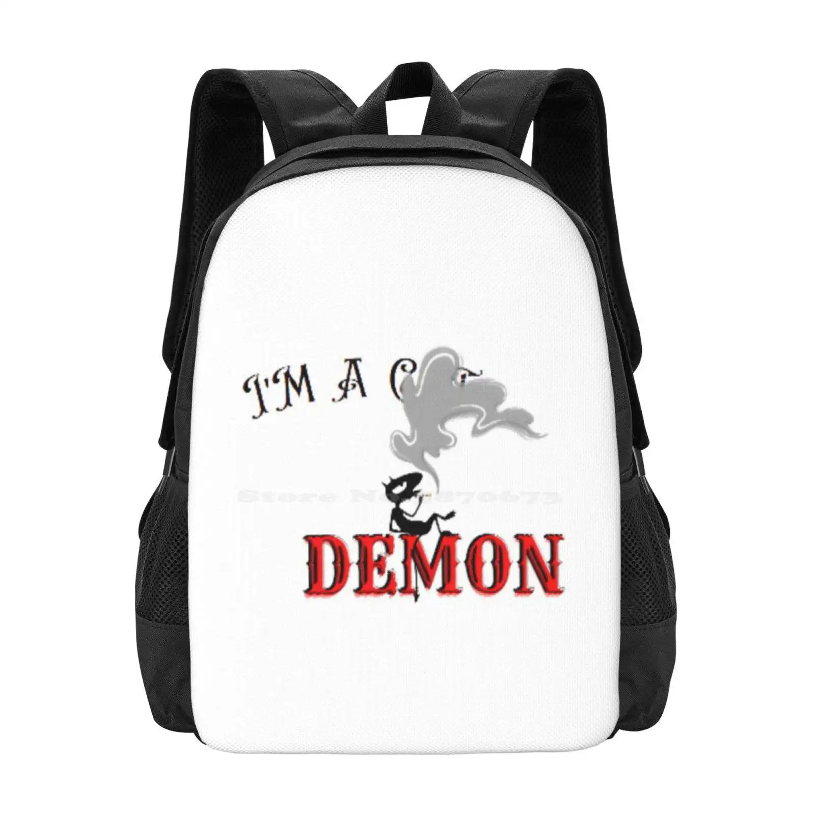 

Sticker Luci Che Fuma, Disenchantement. Hot Sale Schoolbag Backpack Fashion Bags Blackcat Gattonero Disenchantement Demon Bean