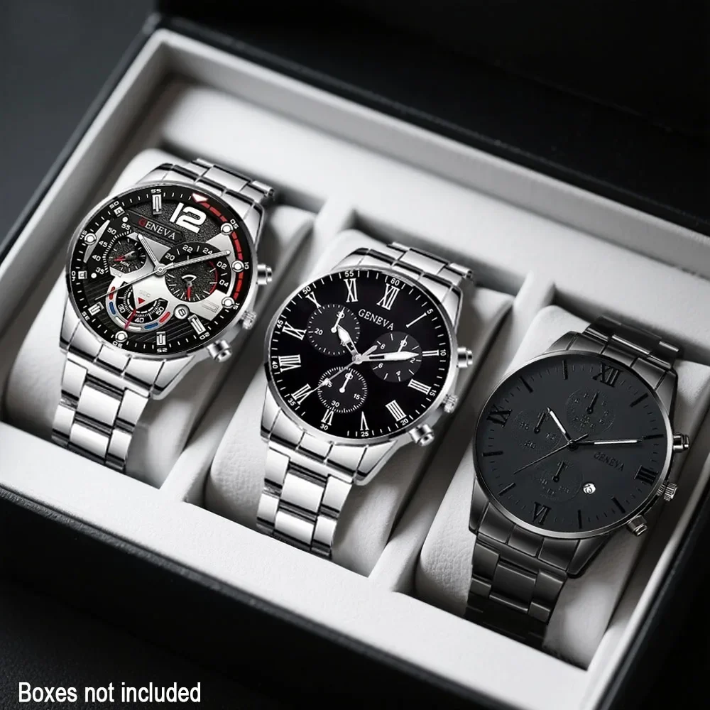 new men's alloy watch straps, with a beautiful surface, are the best choice for holiday gifts