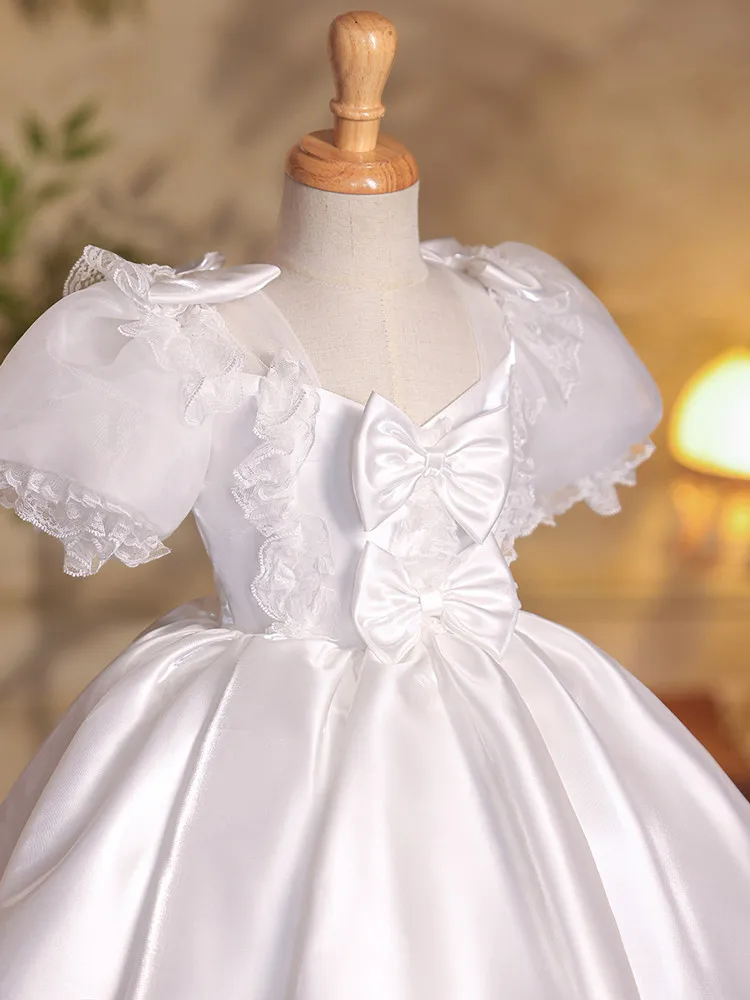 2026 Neues Kinder-Partykleid Klavier-Auftrittskleid Geburtstag Hochzeit Blumenmädchenkleid A5033 Großhandel Mädchen-Abendkleider – Detail 5