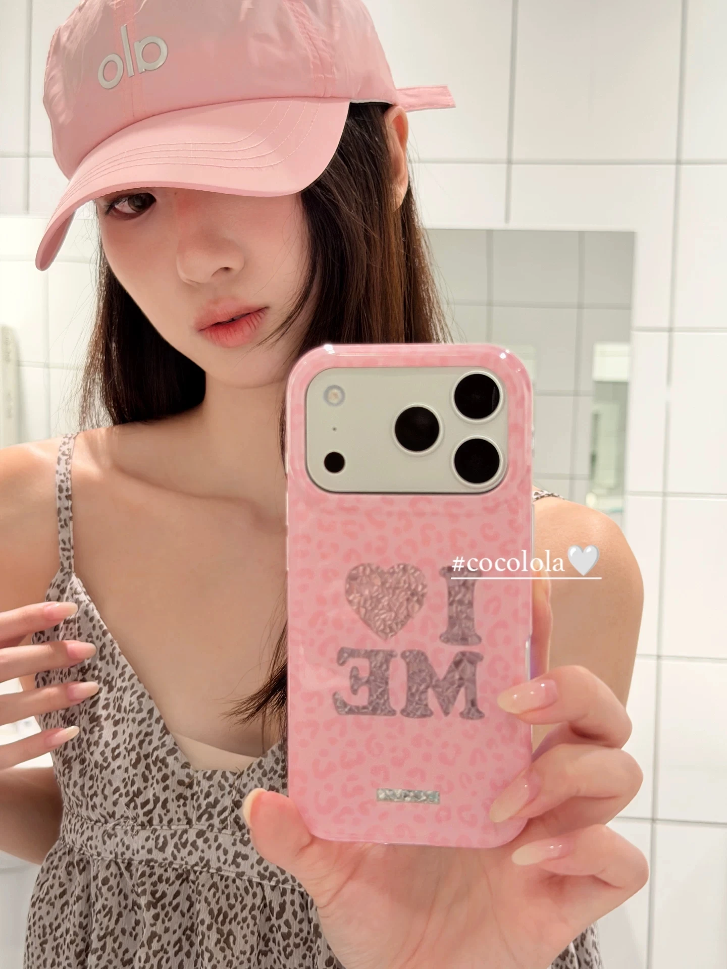 Y2K Sweet Cool Girl Pink Leopard Pattern Transparent Phone Case For iPhone 18 17 16 15 14 13 12 11 Pro Max Plus Mini 17air Cover view 4