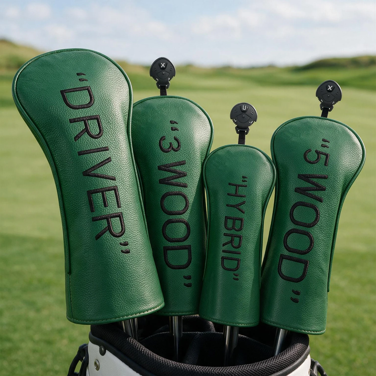1pc/4pcs Compatible for Driver, Fairway Wood, Hybrid Golf Club Head Cover - Club Head with Precise Fit, Scratch Protection