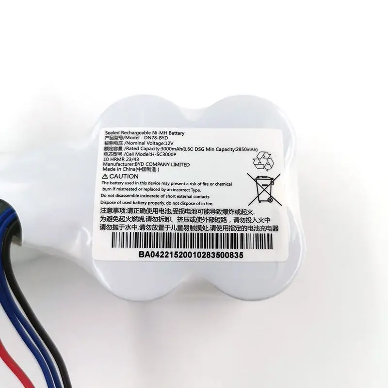 Batterie pour aspirateur robot ECOVACS DW700 DW701 DS620 DC78 Chr78, source d'alimentation de balayeuse, 12V, 3,2 Ah, le plus récent