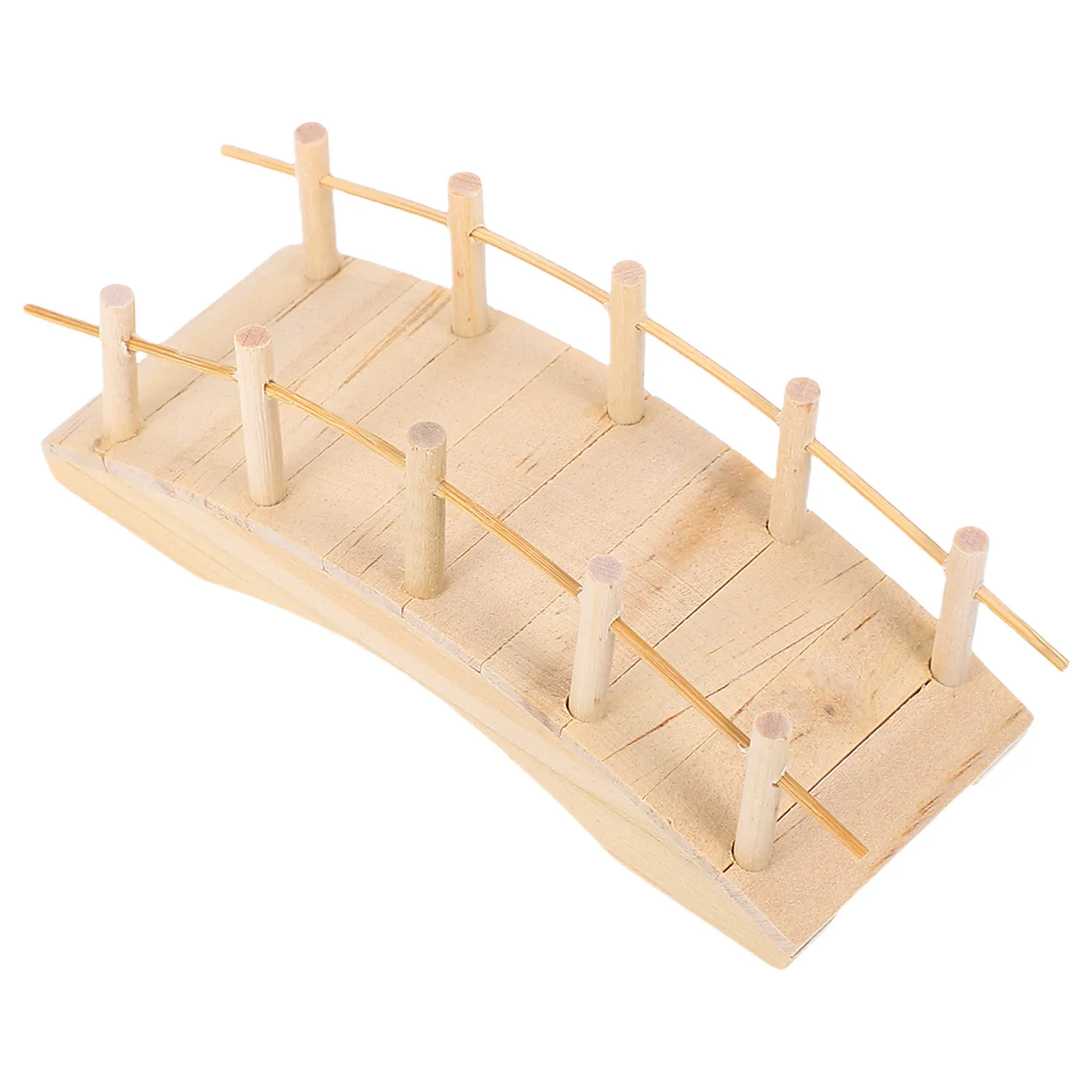 

Миниатюрный деревянный арочный мостик, идеально подходящий для сказочных садов, декора кукольных домиков, бонсай, террариумов, украшения миниатюрных ландшафтов и садов.