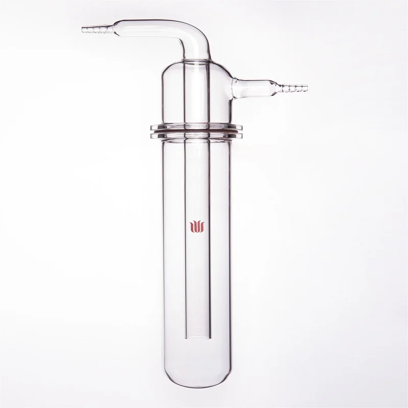 SYNTHWARE Cold trap device, 57mm flange connection, With clevis, φ 10mm four section small nozzle, Borosilicate glass, V401557