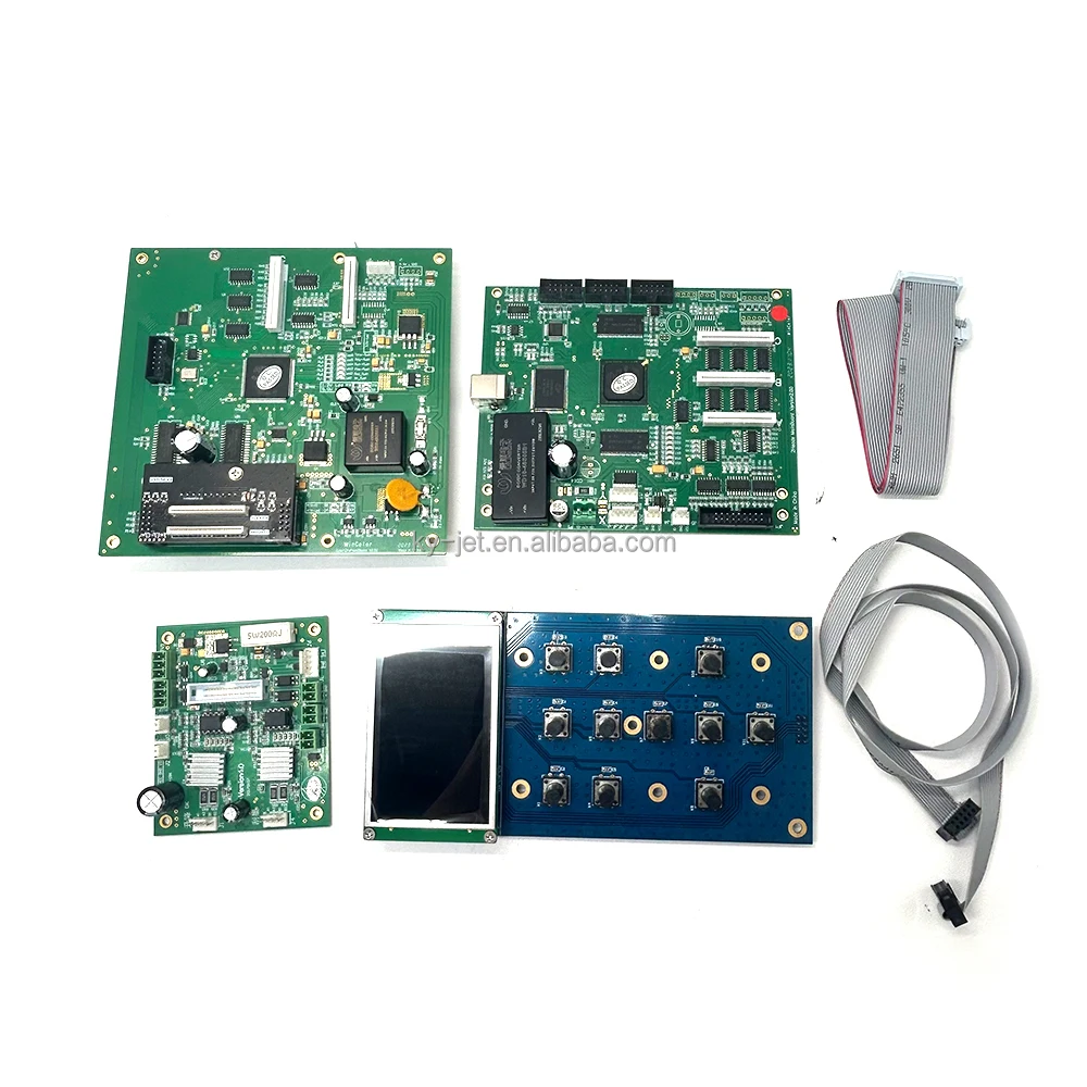 100% New Shanghai Board Kit TX800 Single Head Printhead Wit-color Inkjet Printer Conversion Headboard Mainboard Keyboard