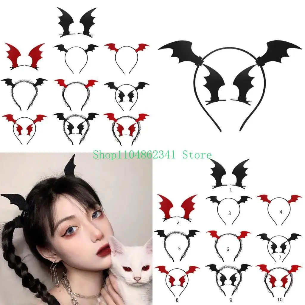 5ASD HALLOWEEN BAT WING HAIR COP DAILY WER