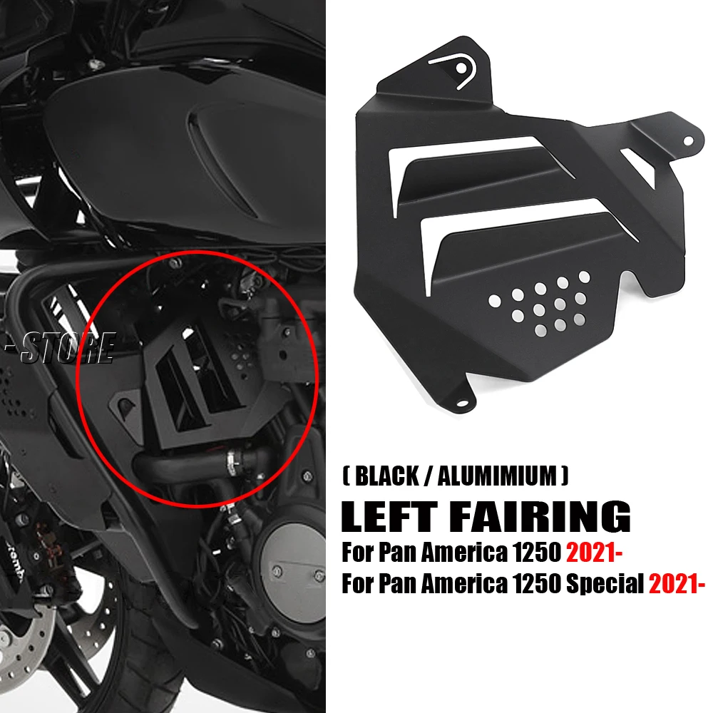 New Motorcycle Accessories PA1250 PA1250S Left Side Fairing Guard Engine Side Cover For Pan America 1250 Special 1250S 2021 2022