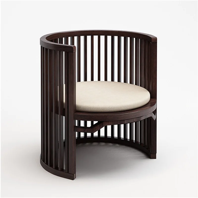 كرسي ترفيهي، شخصية مبتكرة من القماش الخشبي الصلب، أثاث فندقي لمطعم مكتب المبيعات الصينية الحديثة