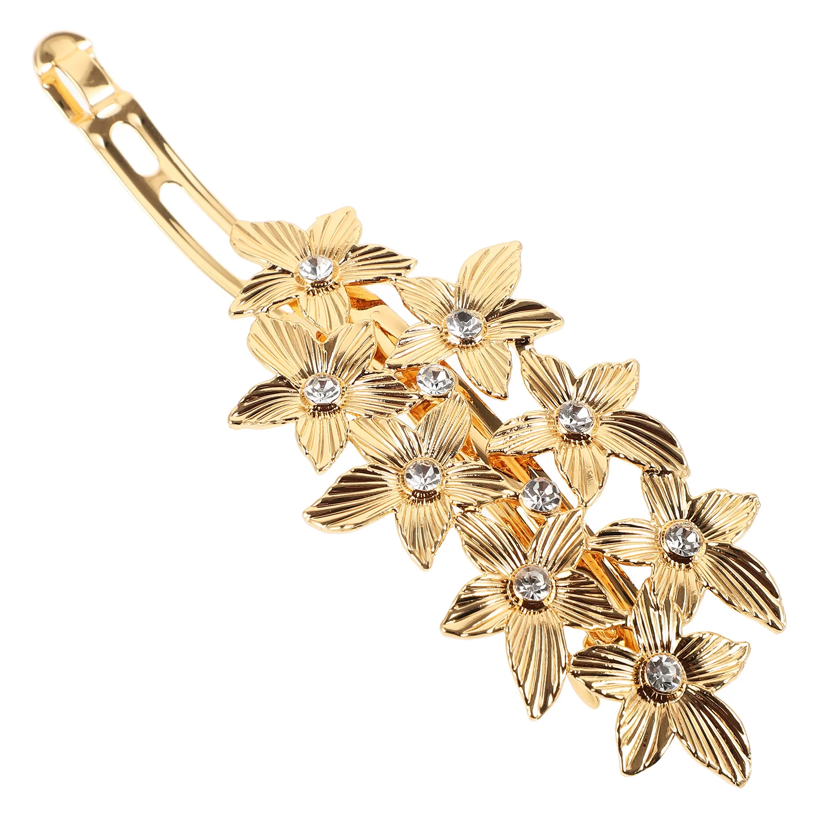

Clip Elegant Ladies' Jeweled Clips Barrette for Women Hairpin Rhinestone Bridal