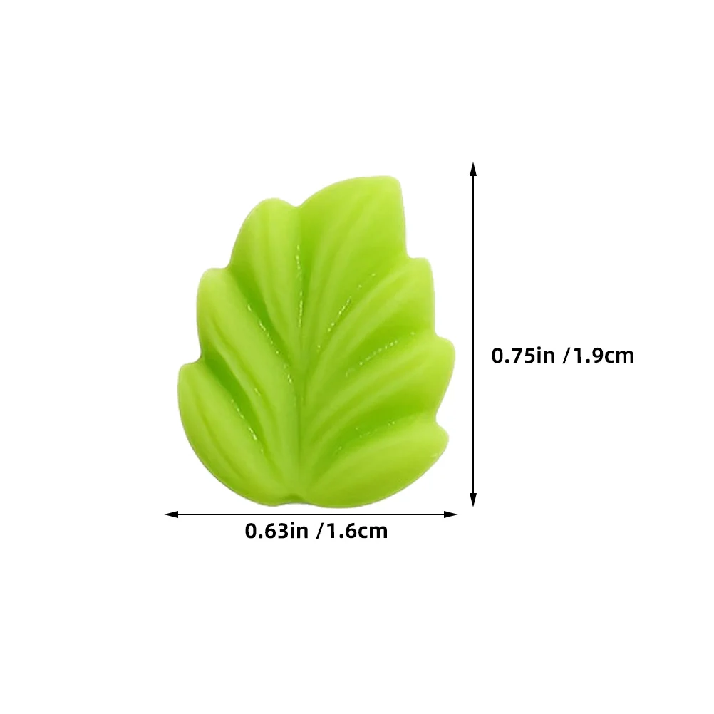 20Pcs Leaf Pushpins Decorative Thumb Tacks Resin Cute Flat Top Push Pins Cork Board Office Wall Bulletin Board Cubicle Decor