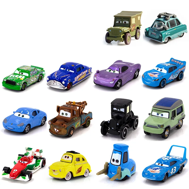 Diecast Alloy Super Car Cartoon Truck Toys for Kids Z Chino Doctor Mater Grandma 2nd Generation Litchi view 4