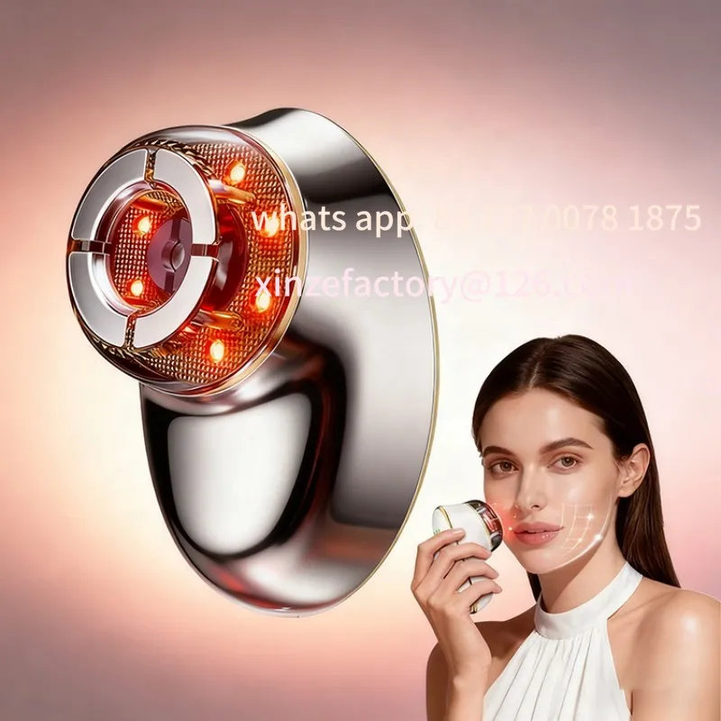 

Customizable Microcurrent Facial Device, Red Light Therapy for Face Vacuum Cupping Massage Facial Lift Sculpting Tool Neck