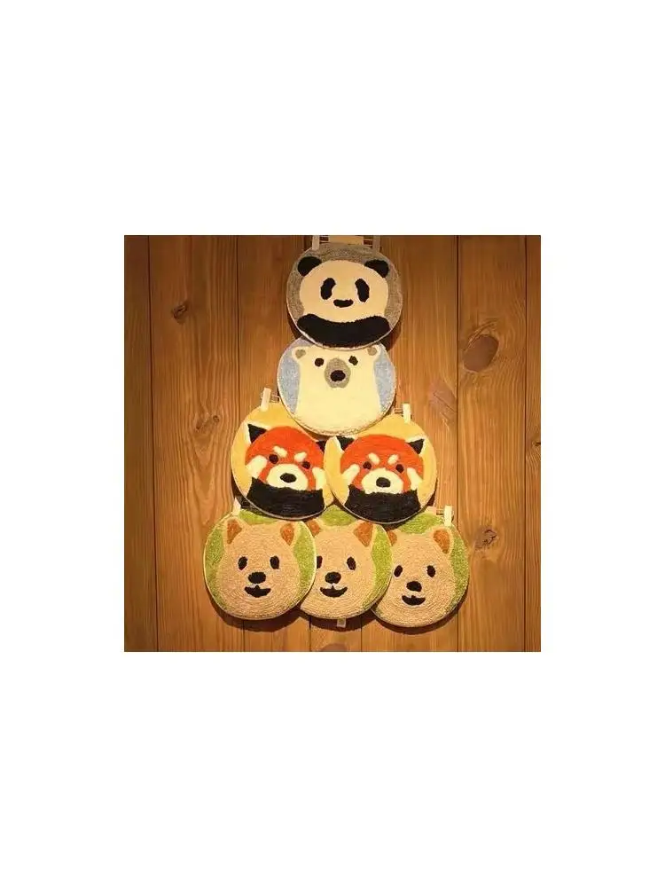 universal-four-seasons-anti-slip-round-office-chair-pad-plush-small-animal-cartoon-cute-soft-cushion-home-decorative-pillow