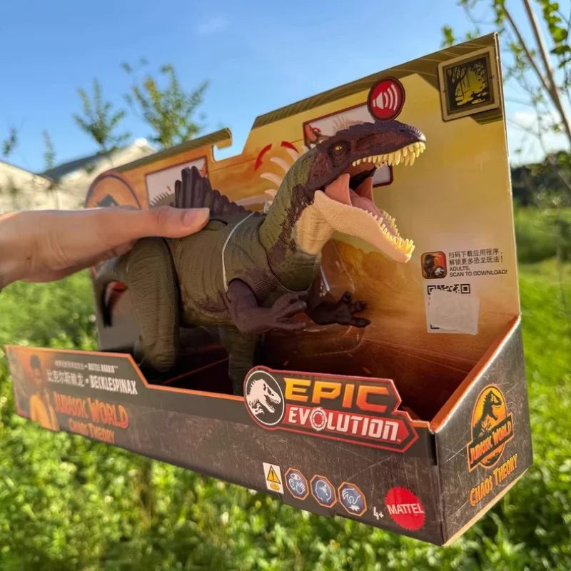 العالم الجوراسي كبير ديناصور نموذج الفيلم نفس محاكاة المحمول وقابل للصوت Indoraptor Becklespinax الأطفال الأولاد هدية #3