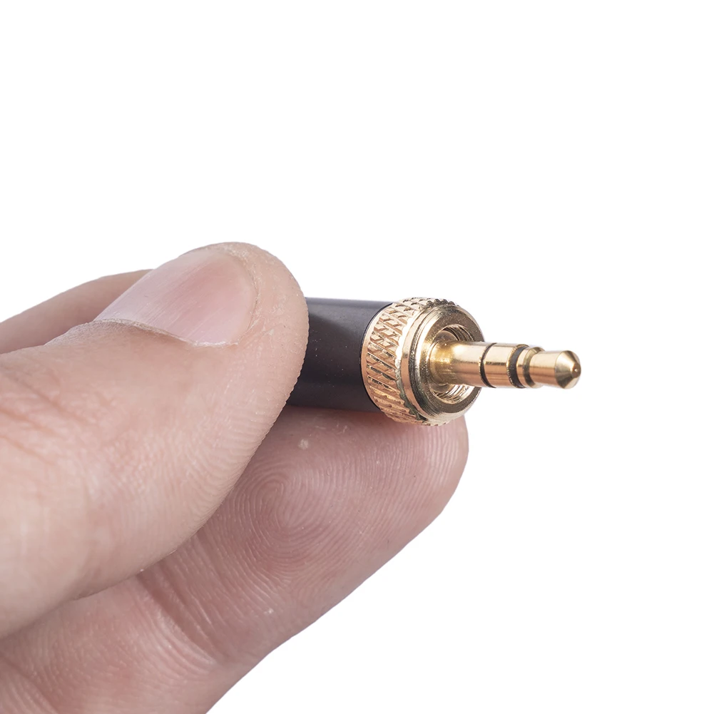 3.5mm wymiana złącza wtyczka Stereo do bezprzewodowego kabel mikrofonowy Adapter Audio wtyczka mikrofonu