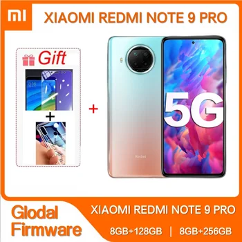 샤오미 레드미 노트 9 프로 스마트폰, NFC, 듀얼 SIM, 6.67 인치, 108MP + 16MP, 옥타코어, 안드로이드 휴대폰, 글로벌 롬, 8GB, 256GB, 5G