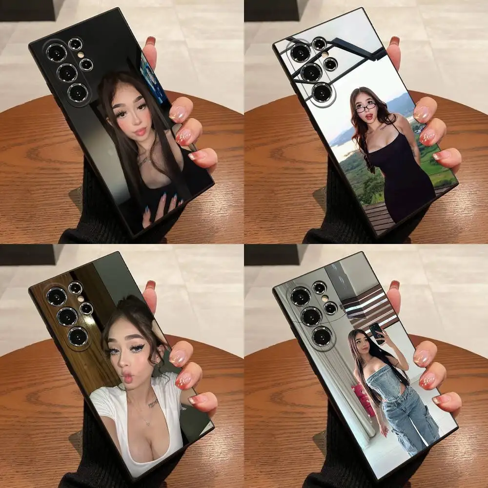

Y-Yajana Cano Phone Case For Samsung S25,S24,S21,S22,S23,S30,Ultra,S20,Plus,Fe,Lite,5G Black Cover