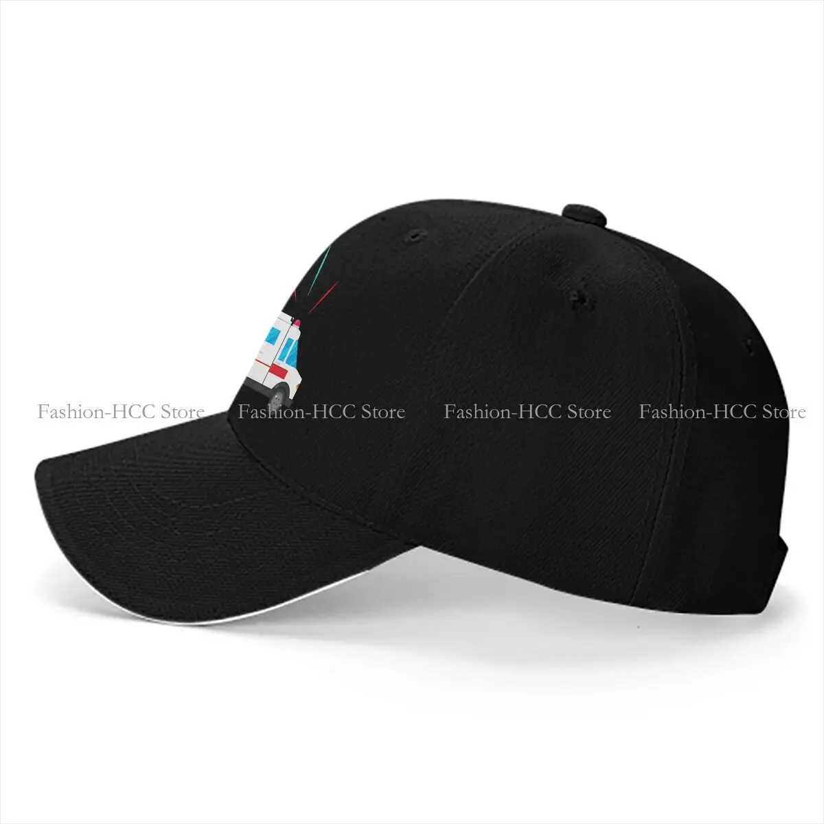 Wee Woo Cool Solid Color Baseball Caps Peaked Cap Ambulance Ambulances Sun Shade Hats Men Women