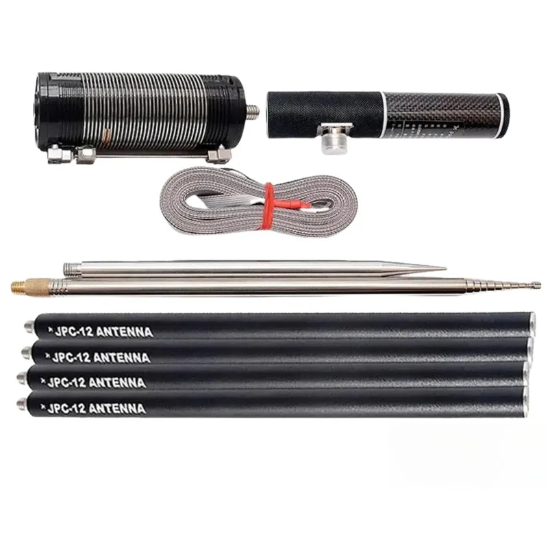 Deluxe version pac-12 portable GP shortwave antenna JPC-12 shortwave antenna outdoor balcony frame antenna