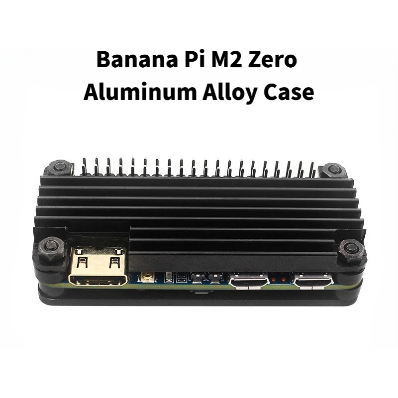 Banana Pi M2 Zero Aluminum Alloy Case, BPI M2 Zero Metal Protective Heatsink Shell