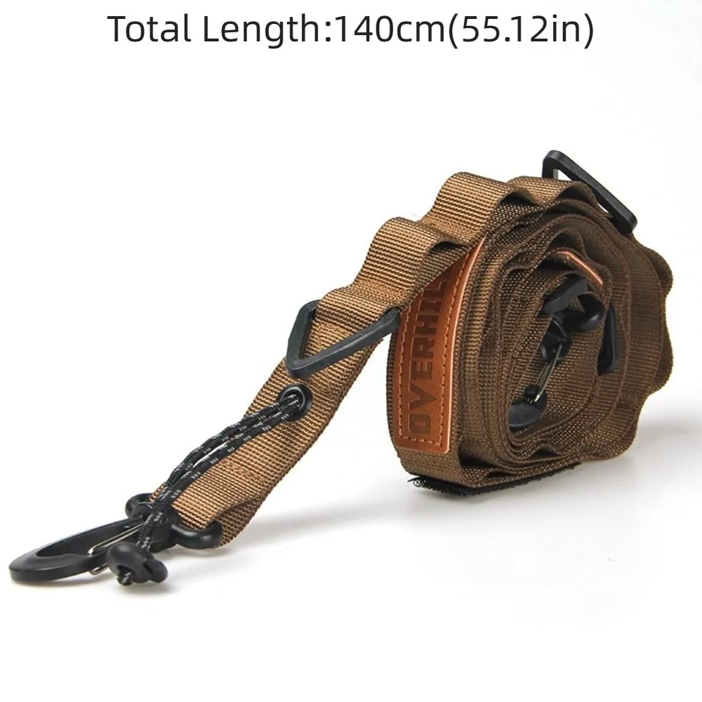 أشرطة كتف خارجية بإبزيم مزدوج قابلة للتعديل متعددة الوظائف للتخييم حبل 140 سم بوليستر