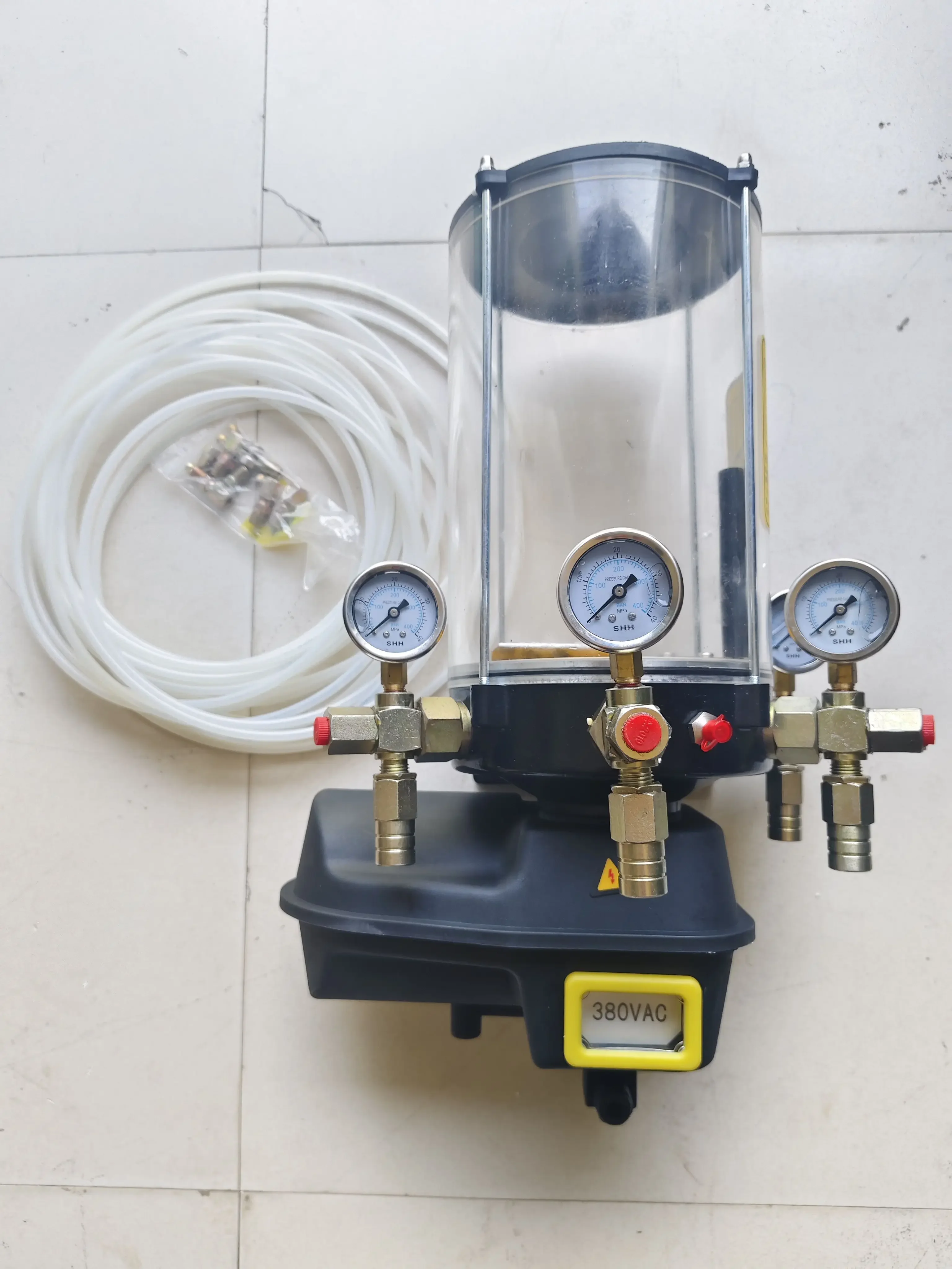 

24V/380V/220V Electric Grease Pump Automatic Lubrication System Oil Pump Four-Outlet Lubricating Pump With Program Control