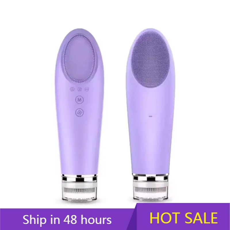 

YTYIN Electric Facial Cleanser Wash Face Cleaning Machine Waterproof Soft Silicone Face Washing Facial Massager