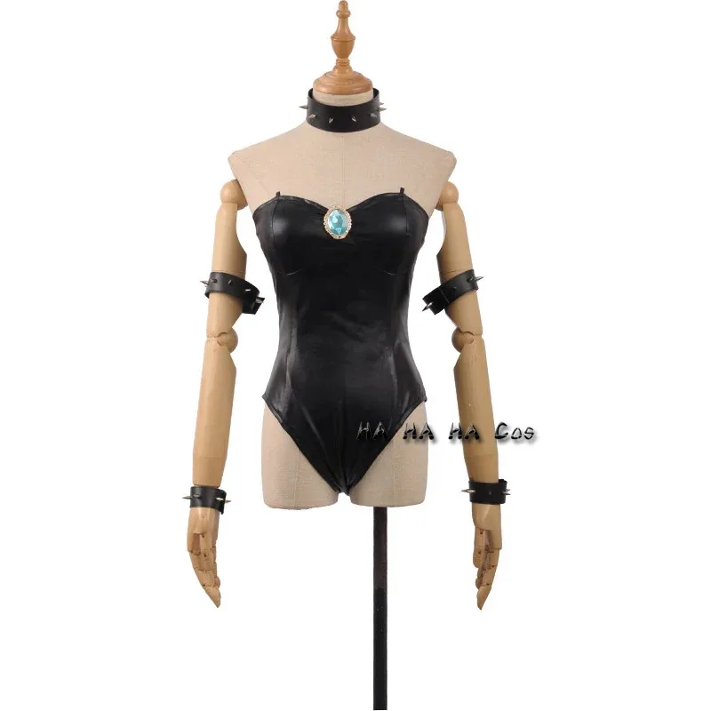 2025 11 Gra Bowsette Cosplay Księżniczka Koopa Biały Kostium Damski Strój Kąpielowy Halloween Pełny Zestaw Peruka