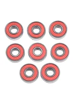 8pcs Ceramic Ball 608RS Inline Roller Skate Wheel Bearing ABEC 11 Anti-rust Skateboard Wheel Bearing  8x22x7mm 2