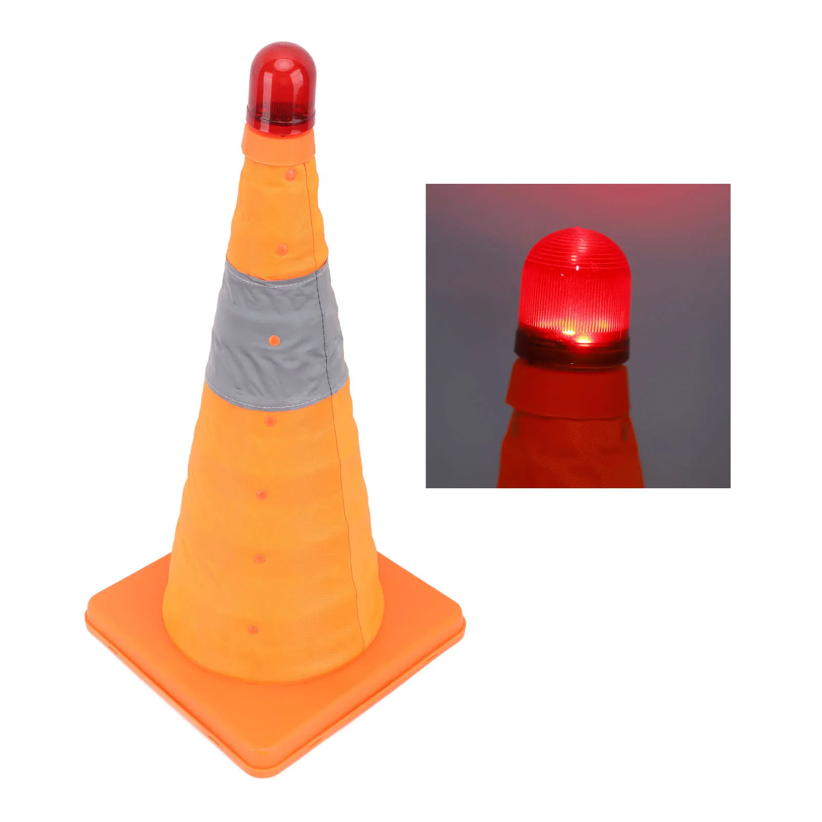 

Складной дорожный конус безопасности 45x24x24 см, парковочный конус, конус безопасности со светоотражающей полосой, складные дорожные конусы, дорожный конус
