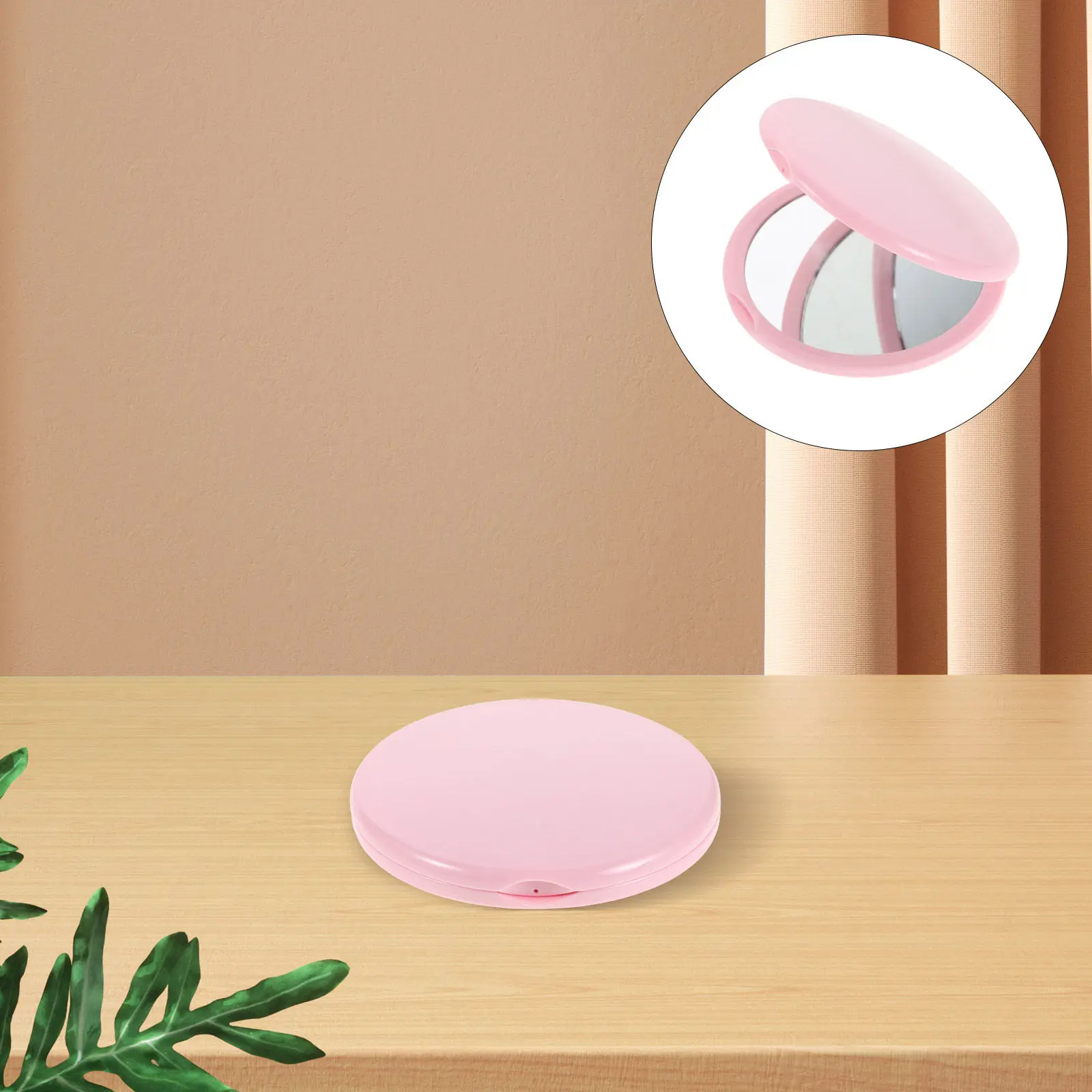 

5Pcs Folding Makeup Mirrors Small Portable Double-Sided Compact Round Travel Vanity Mirror Mini Pocket Mirror for Women Men