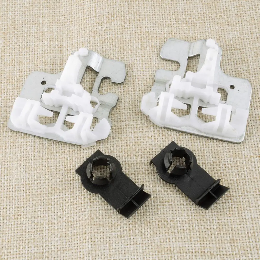 Clips de réparation de régulateurs de vitres avant gauche et droite, 4 pièces, 51357125059 adaptés à