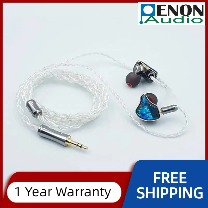 ECCI YST-02 1 المحرك المتوازن + 1 سائق ديناميكية الهجين سائق 2pin 0.78 مللي متر HiFi داخل الأذن سماعة السمعية IEMs