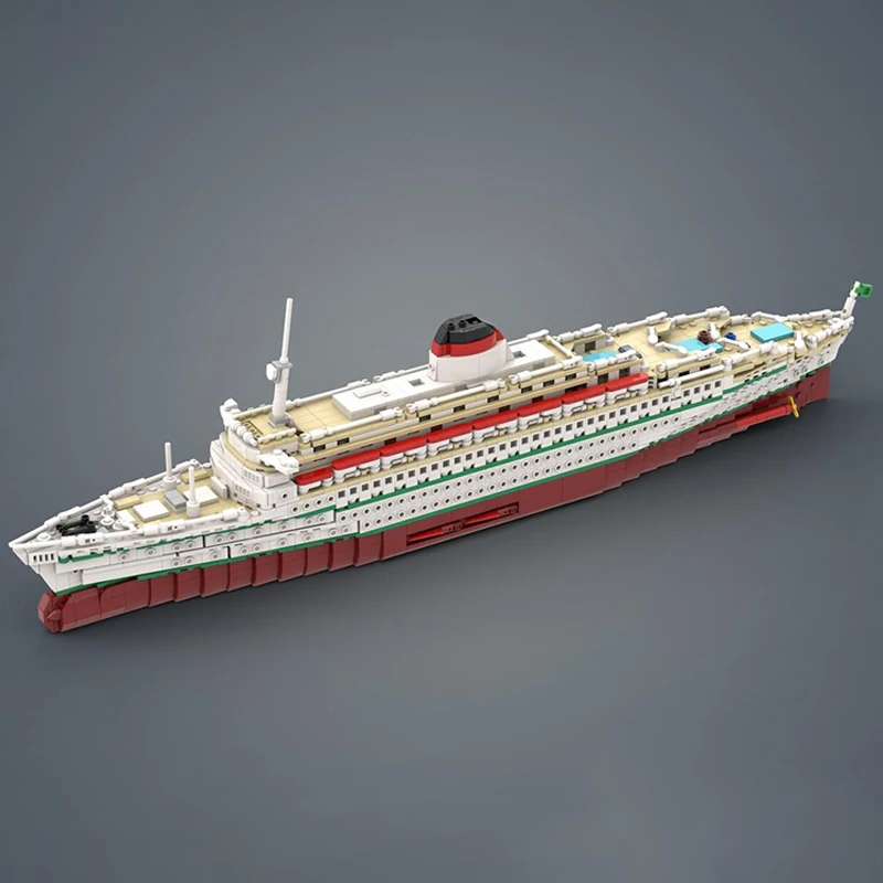 2498 قطعة MOC الناقل ليوناردو دافنشي سفينة التراص الطوب نموذج بناء لعب طفل هدية الإبداعية التعليمية