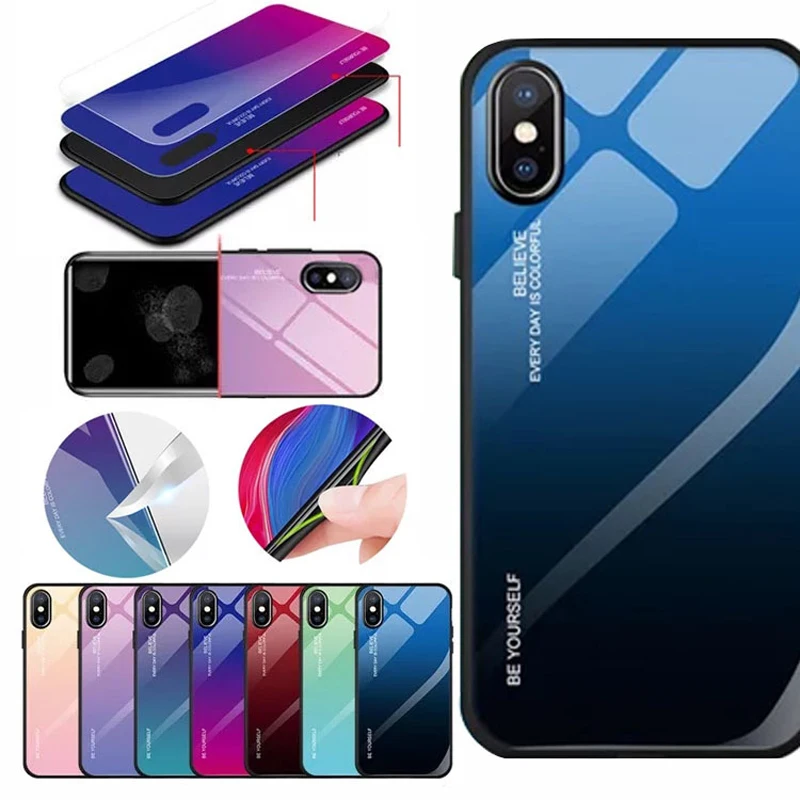 10pc Tempered Glass Case For Samsung Galaxy A50 A71 A51 A40 A70 A6 A7 Note 8 9 10 Cover on Samsung S20 ultra S8 S9 S10 Plus Case