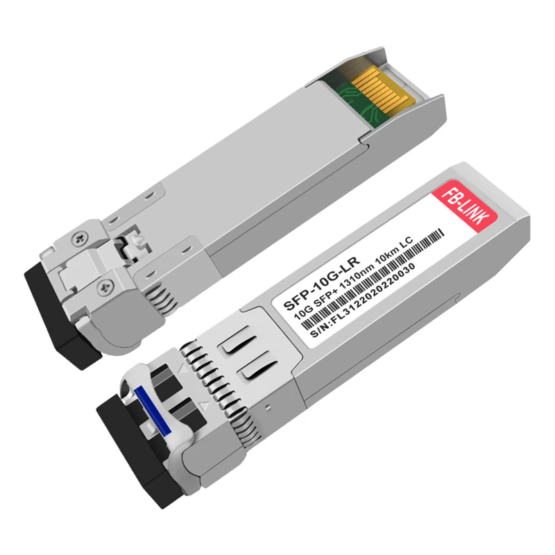 10G LR 1310nm 10KM SFP + modul optik serat Singlemode DDM kompatibel dengan Cisco Mikrotik ubiquiti Mellanox switch