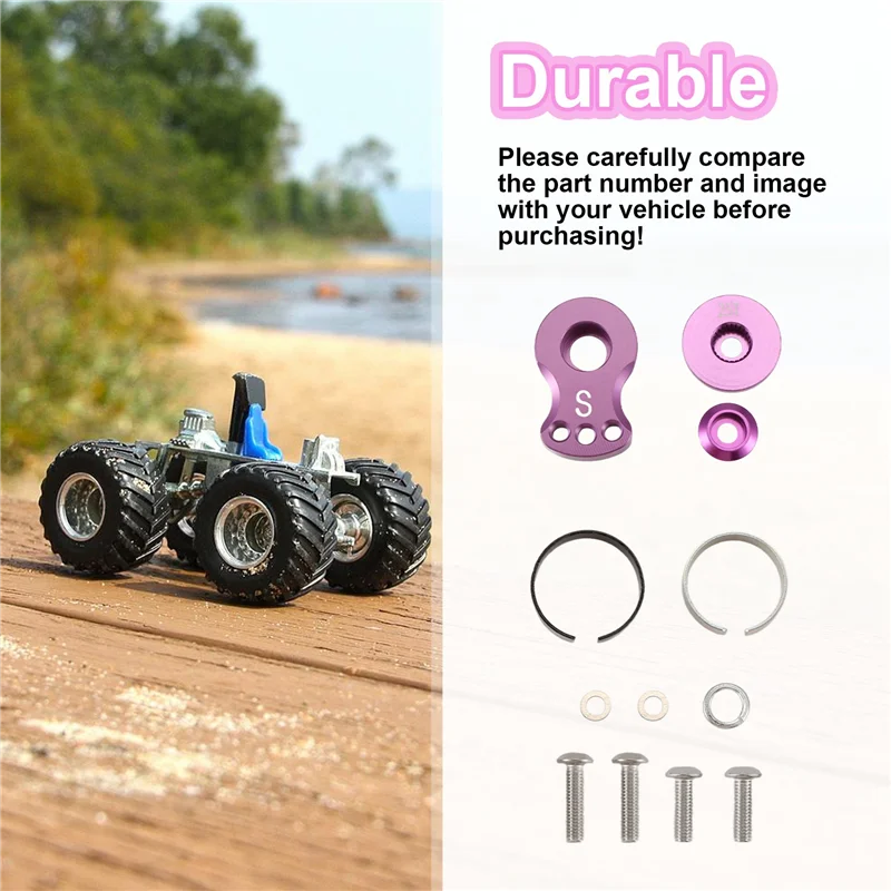 DELAM-Metal 25T Adjustable Servo Saver Arm Horn For TRX-4 Axial SCX10 1/10 RC Cars Helicopter Model Boat Upgrade Parts