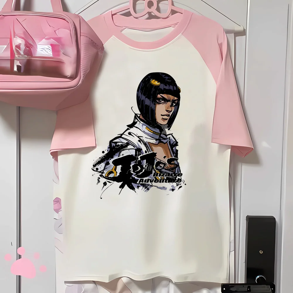 Jojo’s Bizarre Adventure top tees girl cute 80s 2000s harajuku kawaii t-shirt scene  harajuku jojifuku kawaii cheap