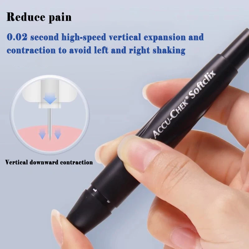 

Устройство для сбора крови Roche Accu-Chek Original: ручка для забора крови Accu-Chek Softclix Slim, интегрированное устройство для сбора крови