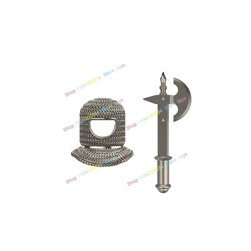 Medieval militia Walking feudal soldiers Action Figures Models Creative Building Blocks Bricks crossbow Shields Accessories Toys