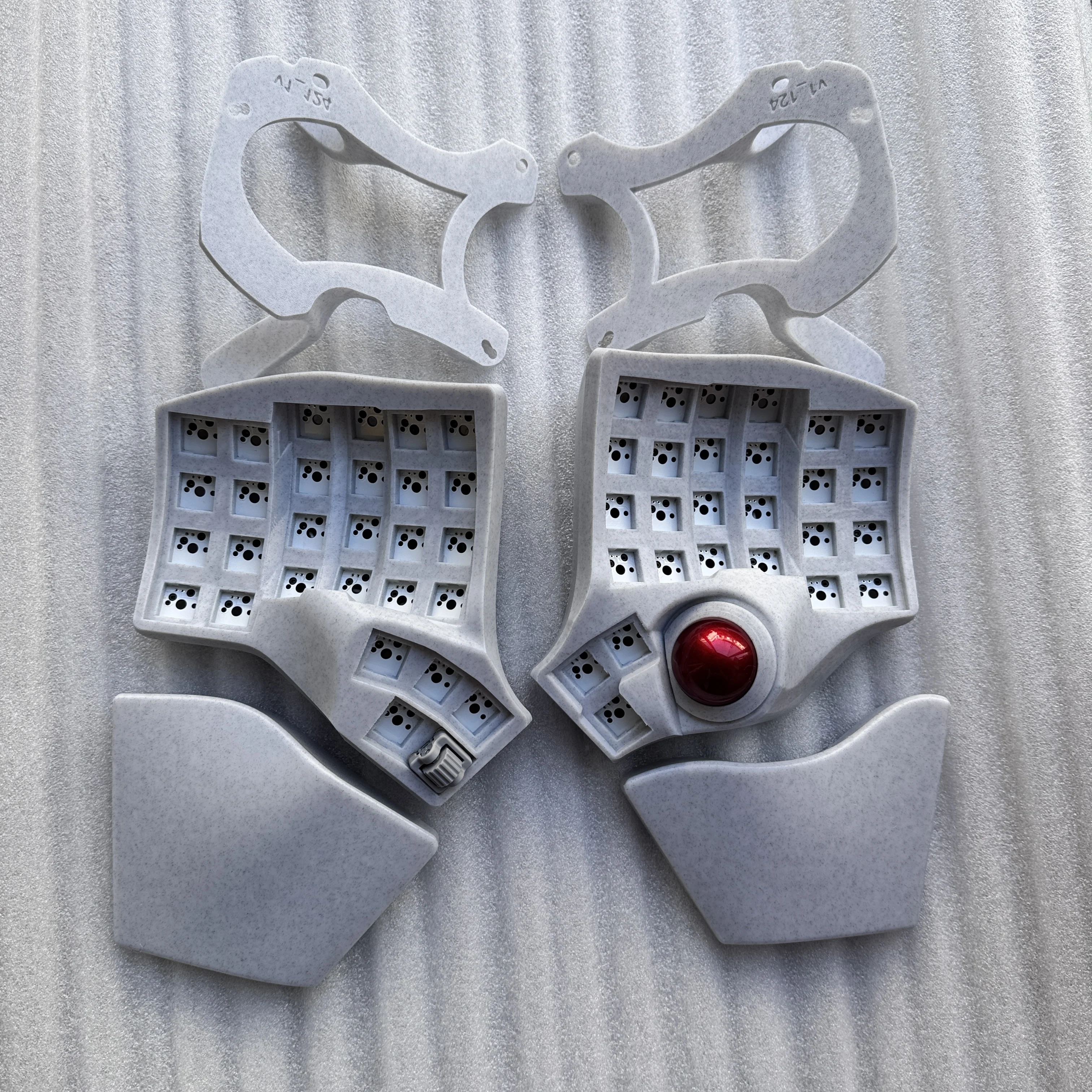 

Комплект клавиатуры Charybdis 4x6 с колесиками, раздельная, полный набор, настраиваемая, беспроводная Bluetooth, с возможностью горячей замены, проводная поддержка, ZMK, эргономичная