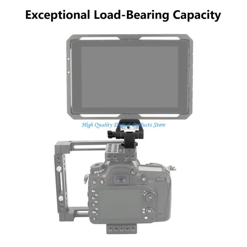 U2JE Universal Metal Camera Mounting Bracket 360 Rotatable Adjustable Bracket For Video Surveillances 1/4 Screw Design